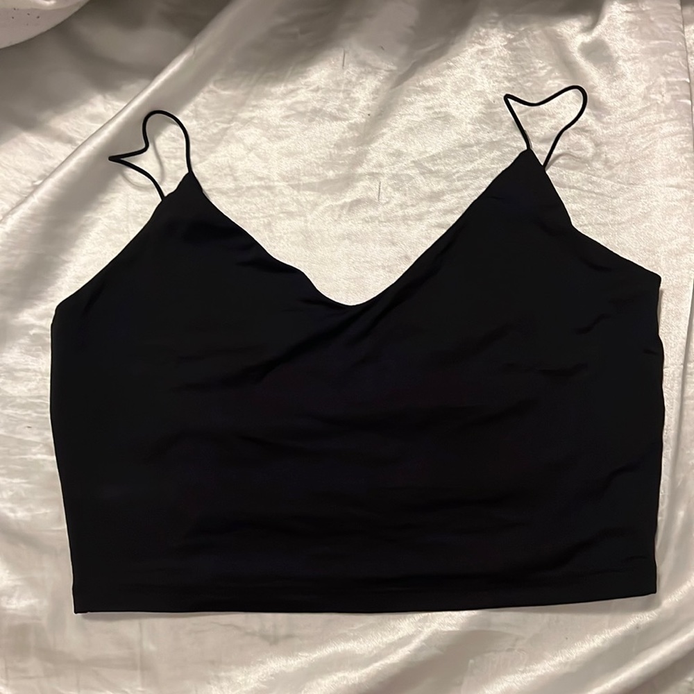 Black crop top